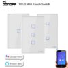 Sonoff WiFi Touch Switch T0: Smart Home Control Made Simple - Compatible with Alexa, Google Home, and Ewelink App.