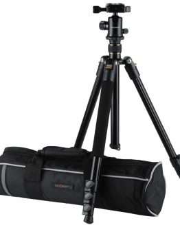 K&F CONCEPT KF-TM2324 Professional Digital/Video Camera Tripod Portable 4-Sections Tripods With Ball Head+Bag For Canon Nikon