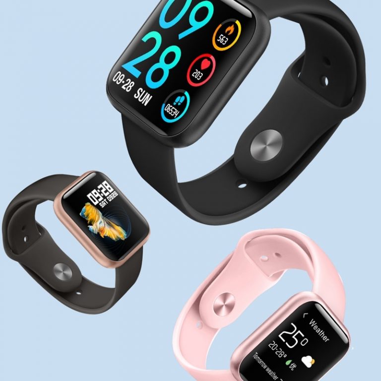 Women IP68 Waterproof Smartwatch Heart Rate Blood