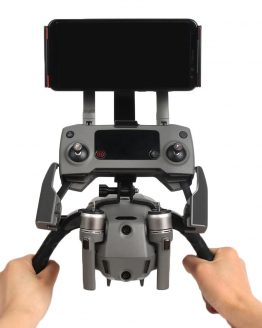 SUNNYLIFE Double Handheld Gimbal Camera Stabilizer Bracket Stand for DJI Mavic 2 Pro Zoom Drone 115-186mm Phone Tablet Accessory