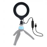 Dimmable Selfie LED Video Ring Light with Cold Shoe Tripod Ball Head for Tiktok