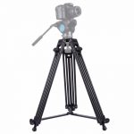 New Professional Video Camera Camcorder photography Tripod Heavy Duty Aluminium Alloy Tripod for Canon Nikon Sony DSLR Cameras