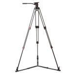 miliboo Portable tripod MTT609A/B Aluminum/Carbon fiber professional video camcorder Tripod VS manfrotto tripod Heavy duty 15KG