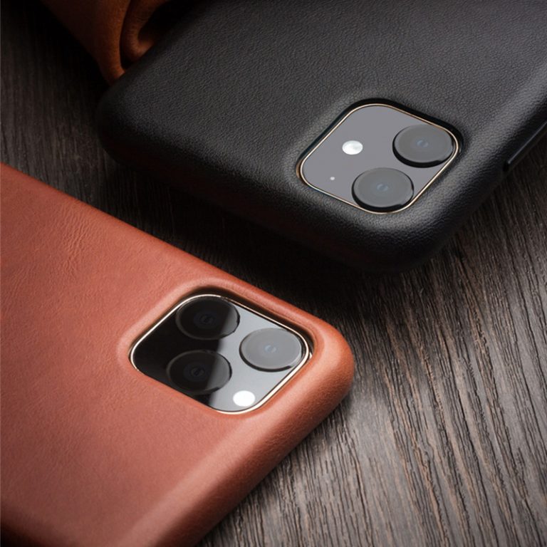 For Apple iphone 11 Pro Max Luxury retro Genuine Leather metal buttons Fhx-22r case For iPhone 7 8 Plus X XR XS MAX phone case 2 Luxury Retro Leather iPhone Case ??