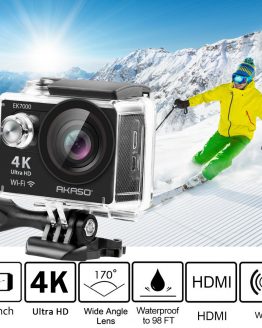 AKASO 4K Action Camera EK7000 WIFI Outdoor Video Extreme Sports hemet Ultra HD Waterproof 12MP Diving cam underwater