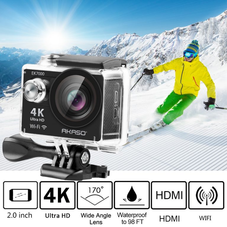 AKASO 4K Action Camera EK7000 WIFI Outdoor Video Extreme Sports hemet Ultra HD Waterproof 12MP Diving cam underwater