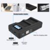 EN-EL14 EN-EL14a LCD USB Dual Charger for Nikon