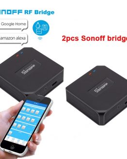 2pcs Sonoff RF Bridge WiFi 433mhz Wireless Smart Home Automation Universal Switch Intelligent Domotica WiFi Remote RF Controller
