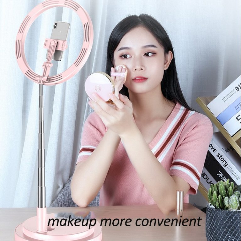 6inch /26cm YouTube tiktok LED Desktop Ring Light Mini Dimmable 1.65cm Tripod Stand USB Plug For Video Live Photo Photography 4 YouTube tiktok LED Desktop Ring Light Mini Dimmable 1.65cm Tripod
