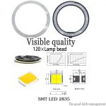 10" Selfie Ring Light with Tripod Stand and Phone Holder - Perfect for Live Streaming, Makeup Tutorials, YouTube Videos, and TikTok