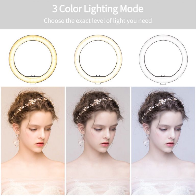 Dimmable LED Selfie Ring Light Photography Ring lamp