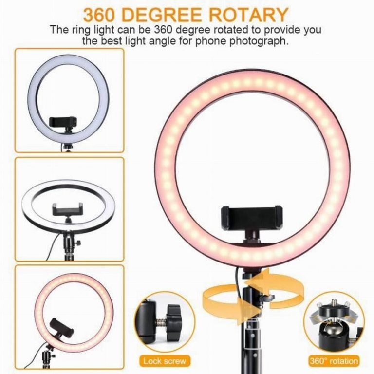 10" Selfie Ring Light with Remote Control