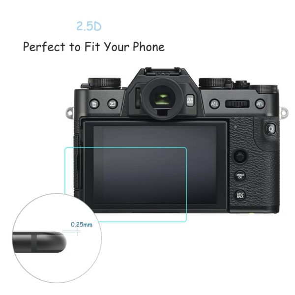 2Pack For FUJI Fujifilm X-T30 0.3mm 2.5D 9H Tempered Glass