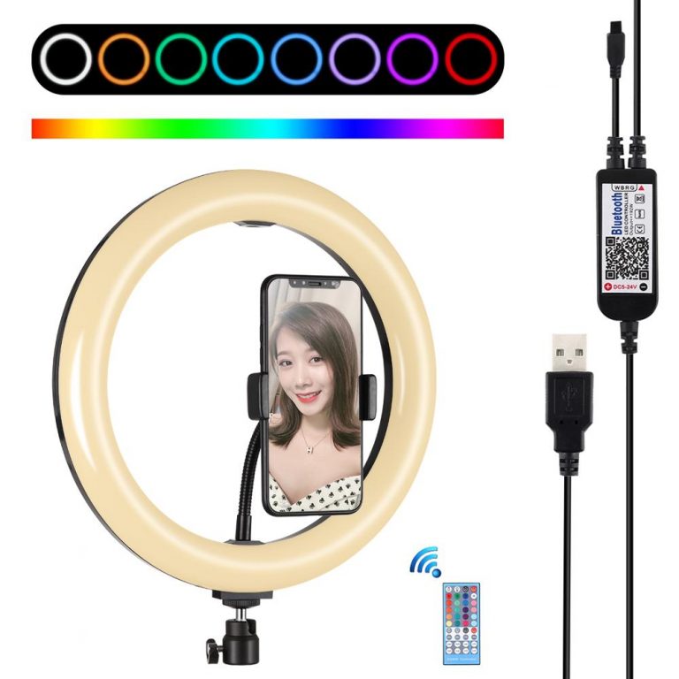 RGB Photography Ringlight Phone Makeup Lights for Tiktok