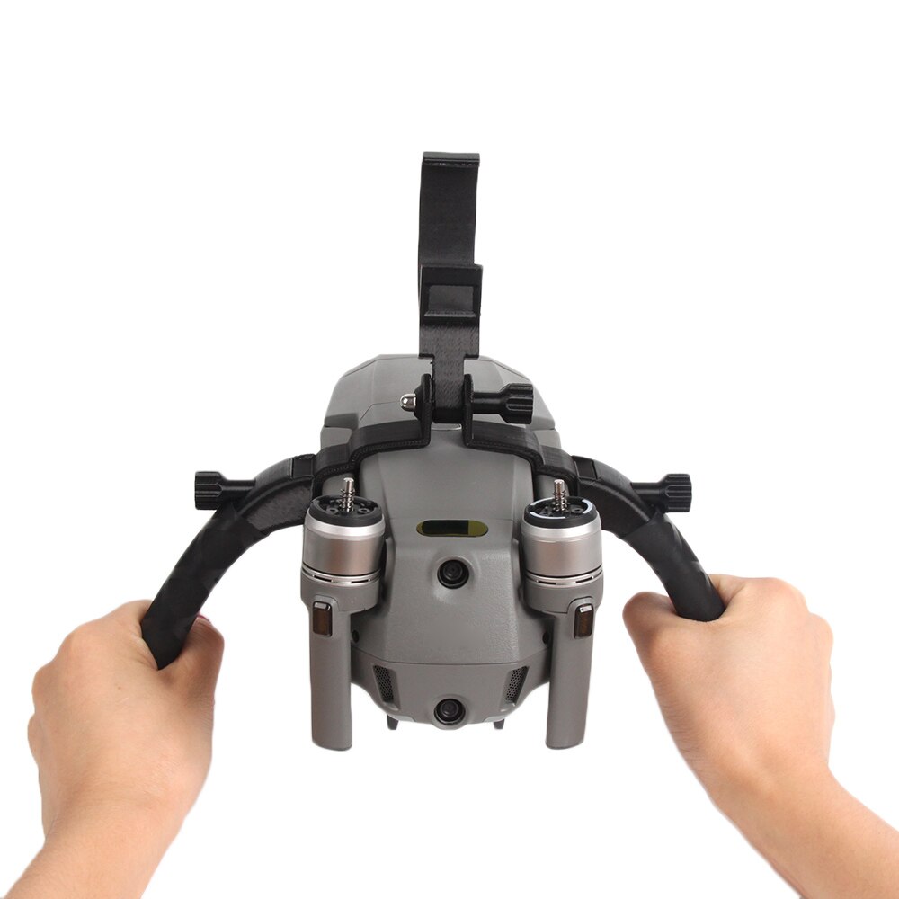 SUNNYLIFE Double-Handheld Gimbal Camera Stabilizer Bracket Holder Tripod for DJI Mavic 2 Pro Zoom Drone Remote Control Accessory
