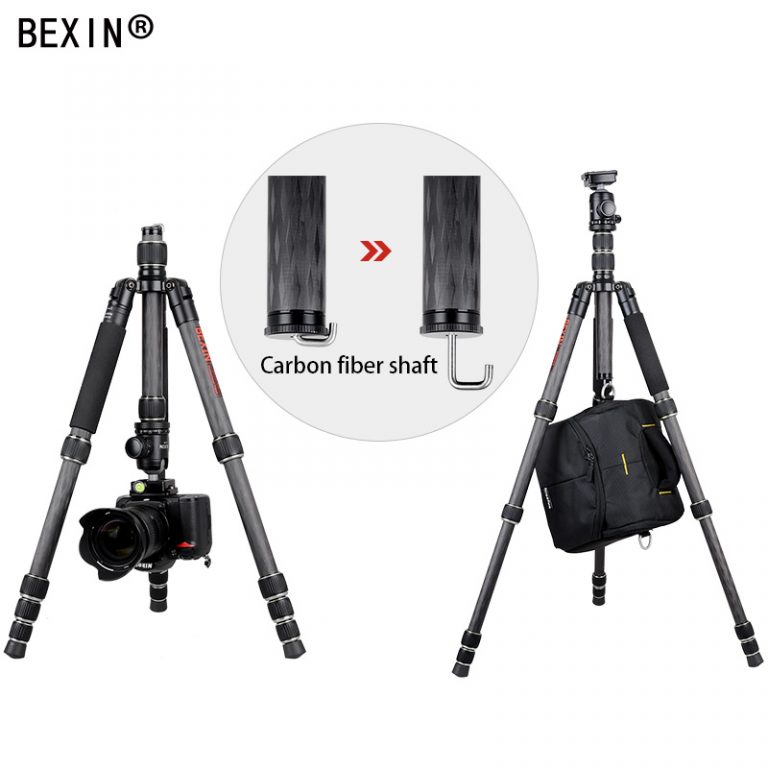 BX285C carbon fiber tripod portable lightweight tripod