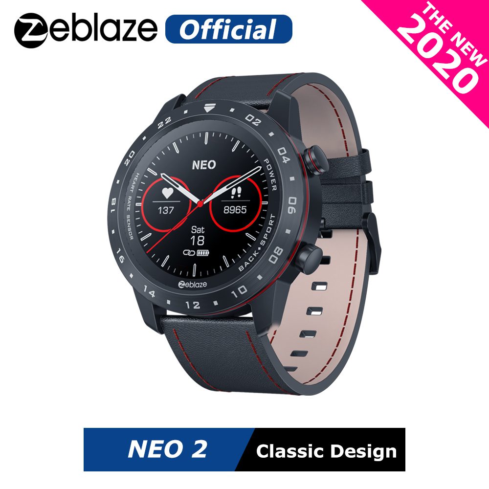 The New 2020 Zeblaze NEO 2 Smartwatch Health&Fitness Waterproof/Better Battery Life Classic Design Bluetooth 5.0 For Android/IOS