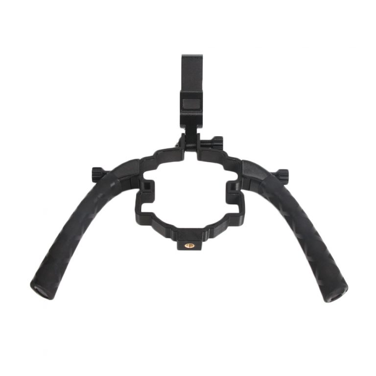 SUNNYLIFE Double-Handheld Gimbal Camera Stabilizer Bracket Holder Tripod for DJI Mavic 2 Pro Zoom Drone Remote Control Accessory 2 Gimbal Camera Stabilizer Bracket Holder Tripod for DJI Mavic 2 Pro