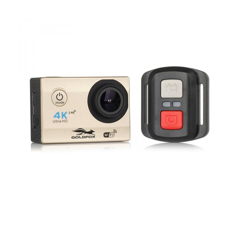 4K WiFi Remote Control Action Camera – Waterproof Extreme Sports Camera with Wide-Angle Len