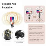 Tripod 26CM Selfie LED Ring Light with Stand For Youtube Tiktok