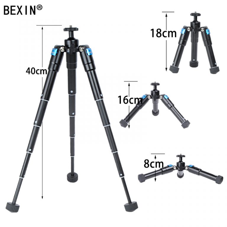 Portable desktop travel mini tripod for DSLR camera