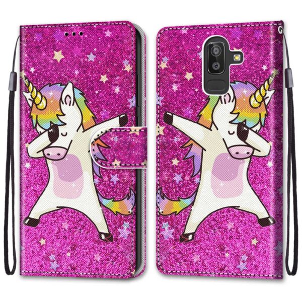 Luxury Leather Flip Wallet Case For Samsung Galaxy J2 Pro J3 J5