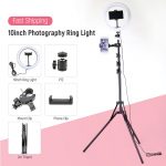 Illuminate Your World: 10inch Dimmable LED Selfie Ring Light ??