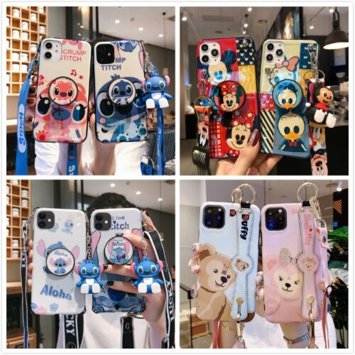Stitch Phone Case for IPhone 11 Pro Max XR XS Case Cute Silicone Cover for IPhone 7 8 6s Plus Phone Case Cartoon Soft TPU Funda