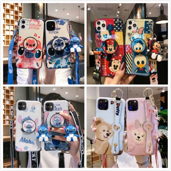 Stitch Phone Case for IPhone 11 Pro Max XR XS Case Cute Silicone Cover for IPhone 7 8 6s Plus Phone Case Cartoon Soft TPU Funda