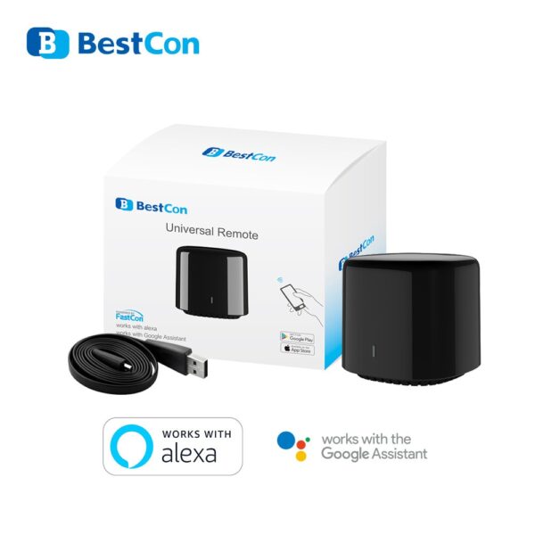 Mini WiFi+IR+RF Smart Home Universal Intelligent Remote Controller