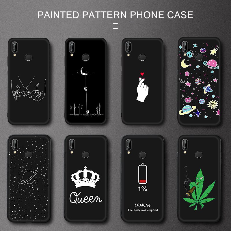 Cartoon Case For Huawei Y6 2019 Case Soft Silicone Back Cover Phone Case For Huawei Y6 Prime Pro 2019 Y 6 2019 MRD-LX1 MRD-LX1F