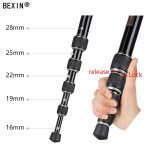 Portable Travel Tripod with Monopod Feature Smooth Ball Head for DSLR Cameras