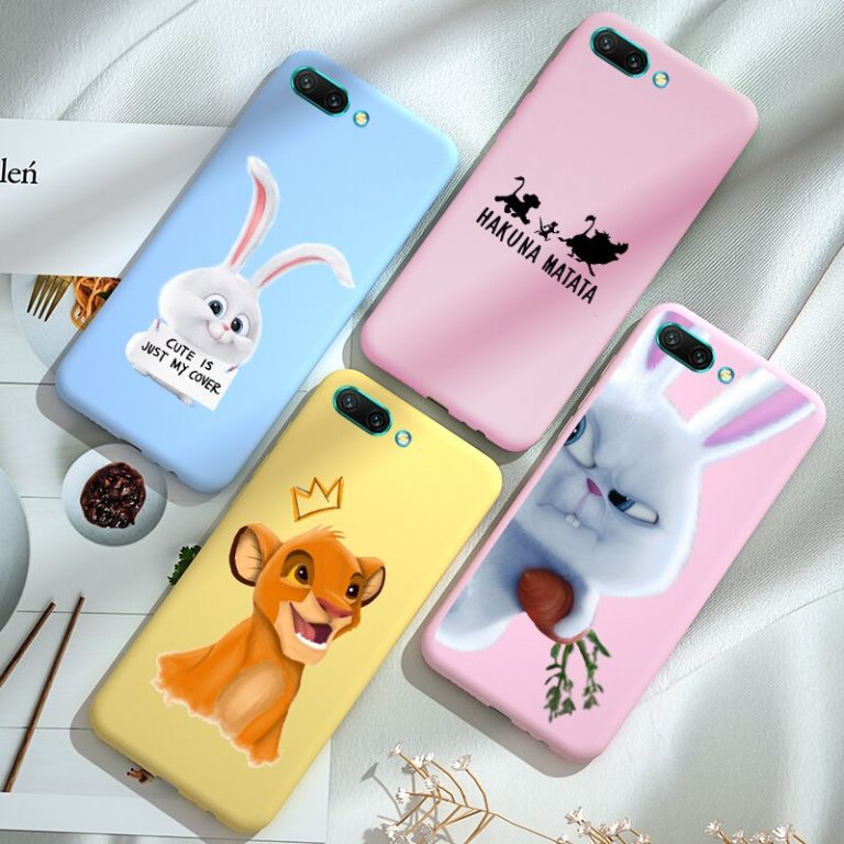Cute Cartoon Phone Case Honor 8A 8C 8S 8X 9X Premium 9A 9C 9S 7C 7A PRO Back Cover FOR Huawei Honor 10 Lite 10i 20S View 20 Capa