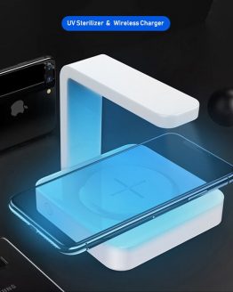 5W 10W 2 In 1 Portable Mobile Phone Wireless Charger UV Germicidal Lamp Magnetic Separator Fast Charging Wireless Charger