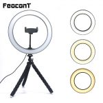 Ring Lamp 10.2in Studio Ring Light LED Photography Photo Camera Lights with Large Octopus Tripod for Tiktok Youtube Makeup Live