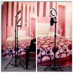 10inch LED Selfie Ring Light With Tripod Stand led light frame for makeup TikTok Ring Lamp phone holder for xiaomi mi9 iphone11