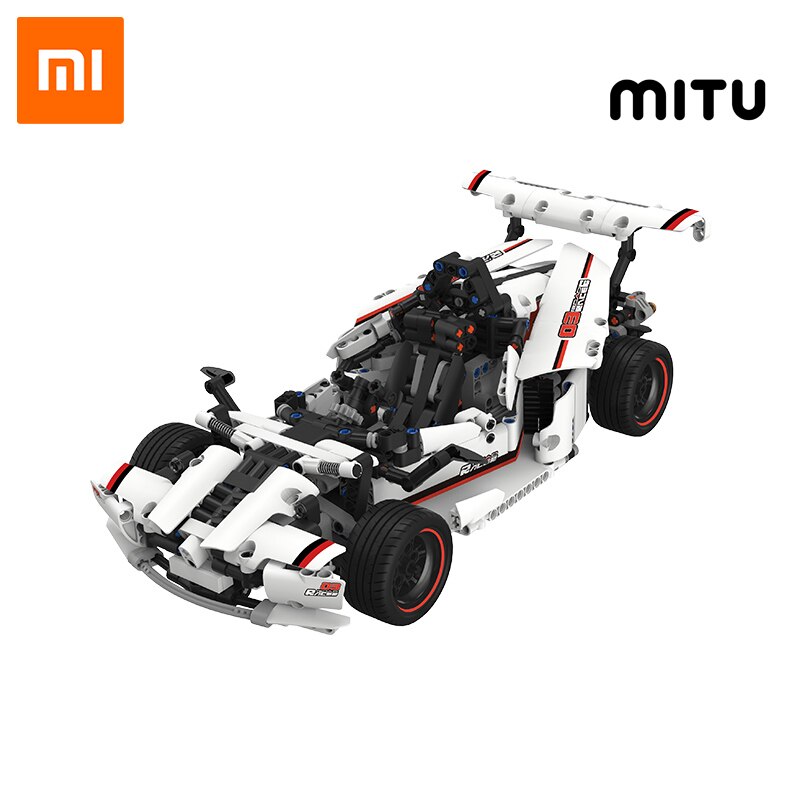 Xiaomi MITU Intelligent Building Blocks Road Racing Car Kids Toy Electric Bluetooth 5.0 APP Smart Remote Control 900+ parts
