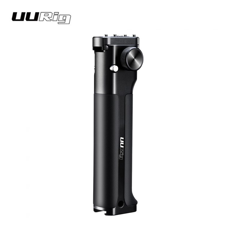 UURig Gimbal Stabilizer Handle Hand Grip Extension Rod Holder with Cold Shoe Mount 1/4 Inch Screw Holes for Zhiyun Weebill-S 1 Gimbal Stabilizer Handle Hand Grip Extension Rod Holder