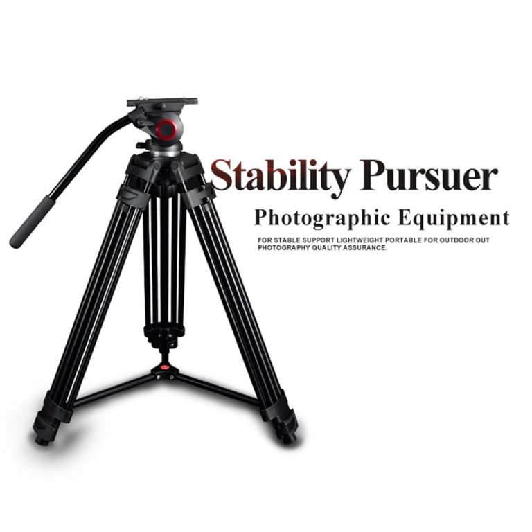 Alloy aluminum Fluid ball head camcorder Video tripod