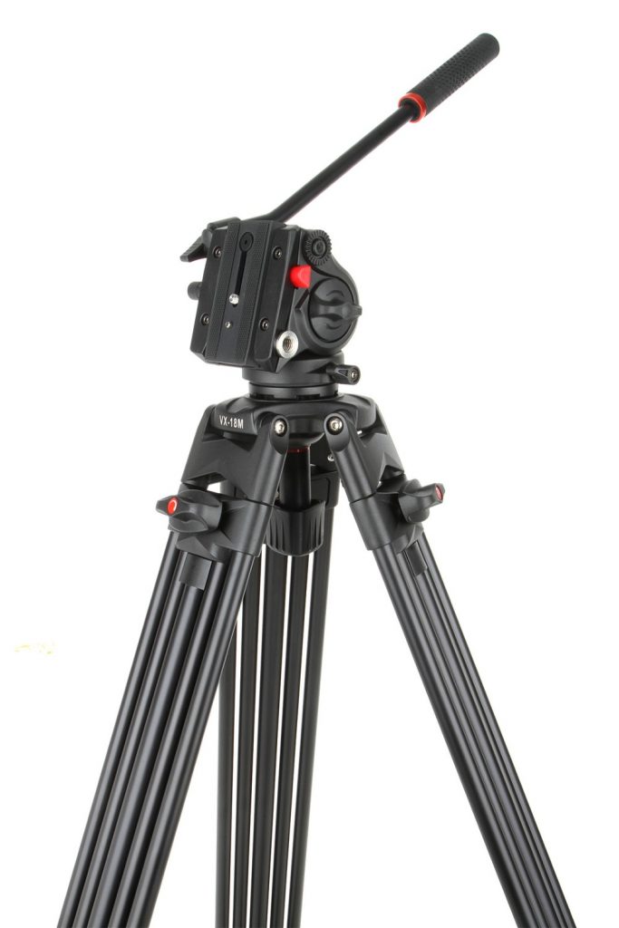 Professional Heavy Duty Stable Aluminum Non-slip Video Tripod