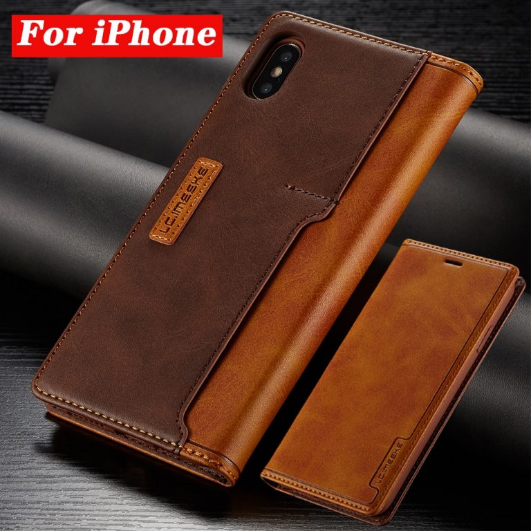 Leather Cases For Apple iPhone 11 Pro X XR XS MAX Pro MAX 8 7 6 6S Plus Contrast