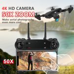 Best 4K Drone with camera 1080P 50x Zoom Professional FPV Wifi RC Drones Altitude Hold Auto Return Dron Quadcopter RC Helicopter