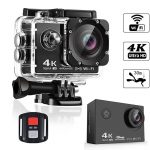 Unleash Adventure: 4K Action Camera with Remote & Waterproof HD Sport Cam