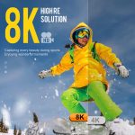 Yarber 8K Action Sports Camera – Perfect for High-Speed Action, Cycling, and Diving Adventures
