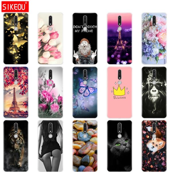 Nokia 3.1 Plus Case Cover Cute Cartoon Silicone