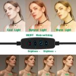 LED Ring Light with Tripod Bluetooth Remote for Makeup Artist