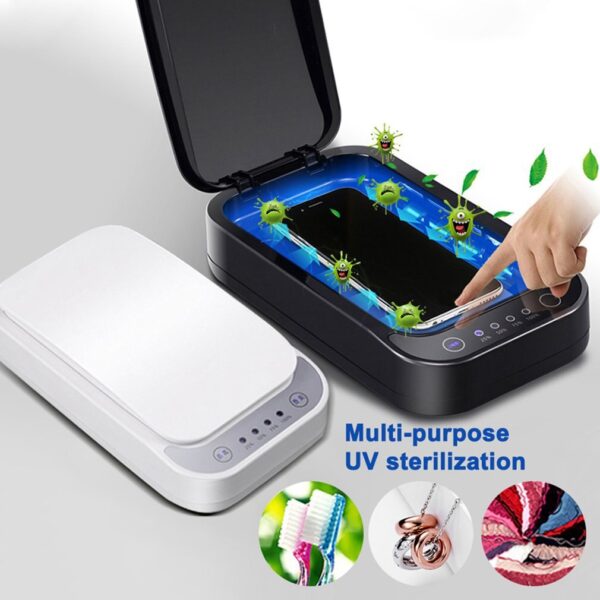 Smart Nano-Coated Mobile Phone Mask Ultraviolet Sterilizer UV Phone Sterilizer Box Personal Disinfection Cabinet