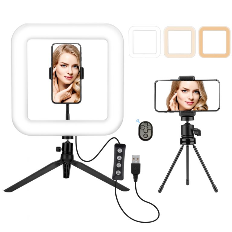 Ringlight Tripod Stand Phone Holder For YouTube Tiktok