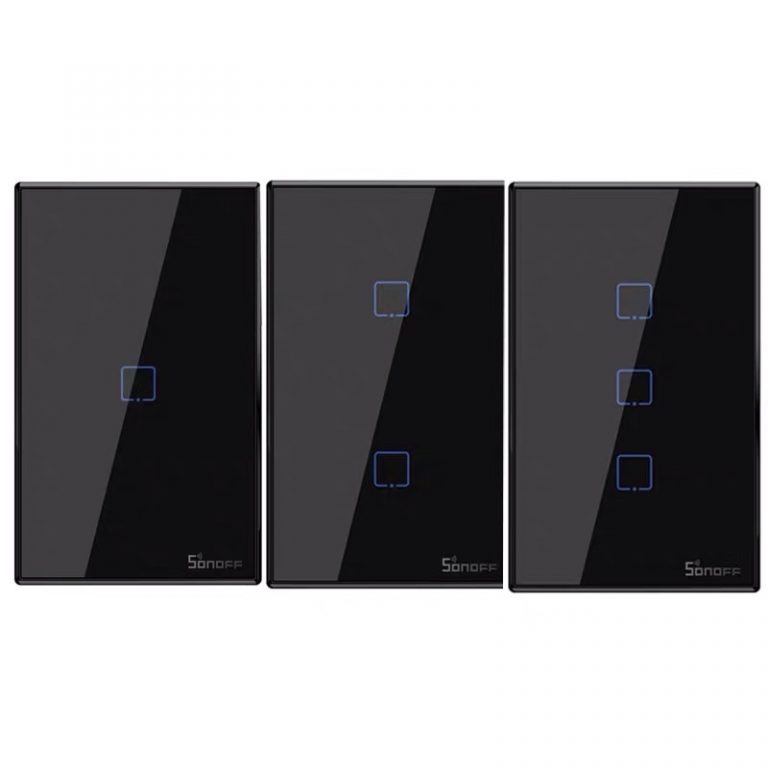 WiFi Switch High Quality Tempered Glass Panel eWeLink Remote Control With Google Home Alexa