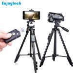 Professional Tripod with Bluetooth Remote – Ideal for DSLR Cameras and Smartphones